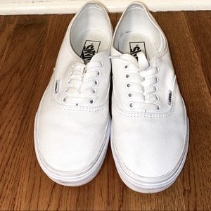 Classic white vans